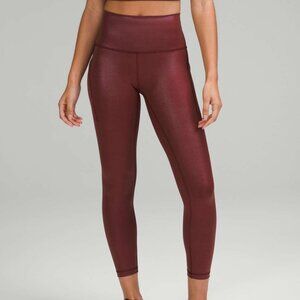 Lululemon Wunder Under SmoothCover Tight 25" Foil (never worn, 4)